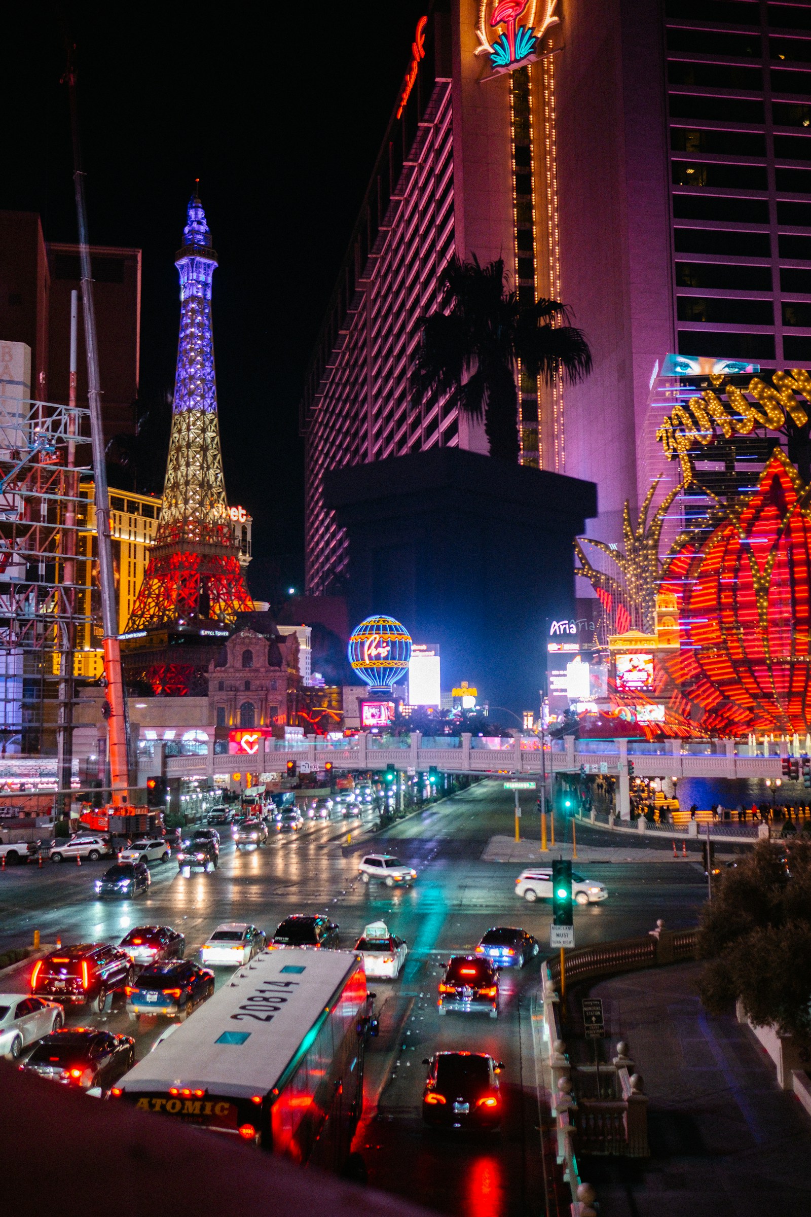 Casino-themed editorial photograph