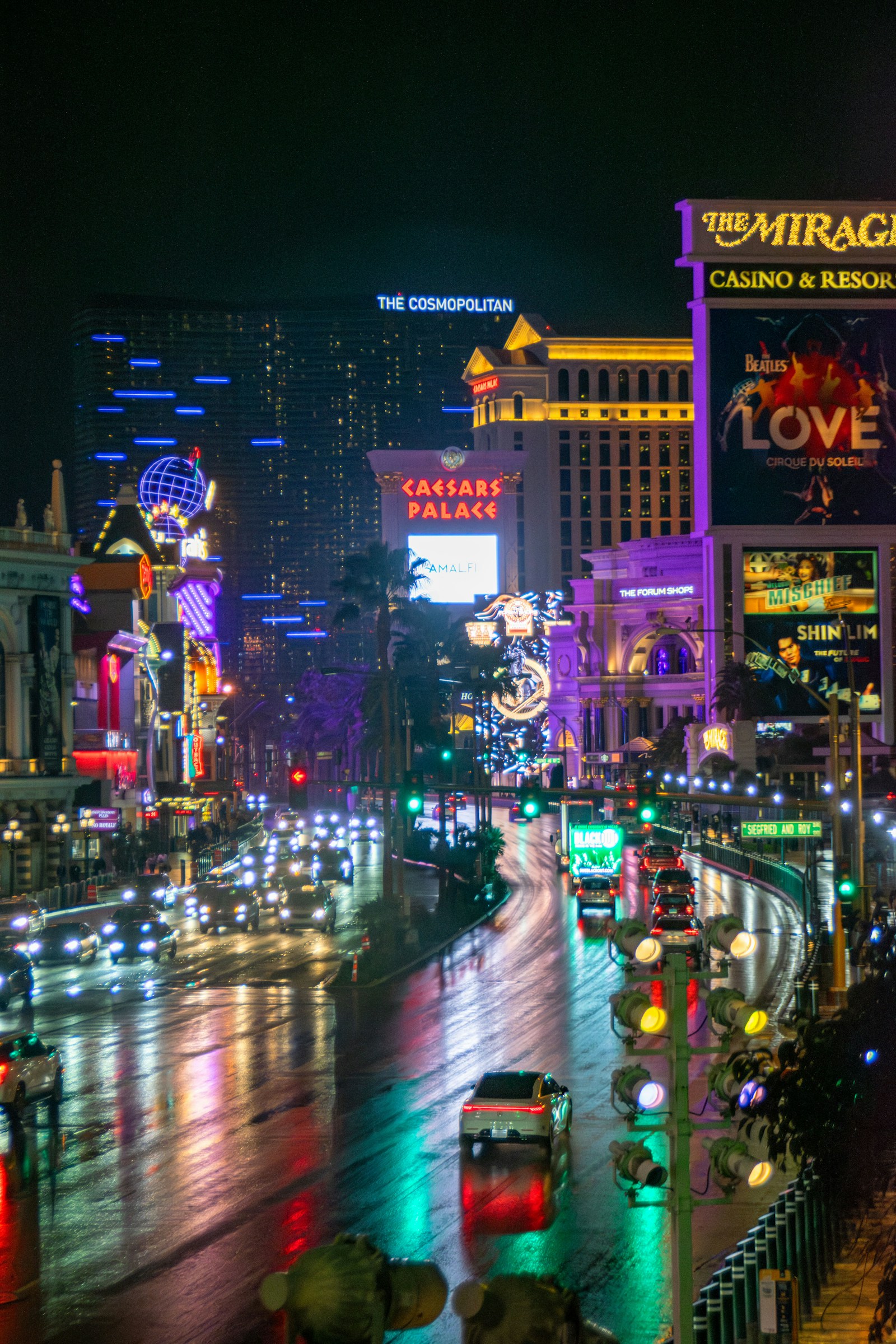 Casino-themed editorial photograph