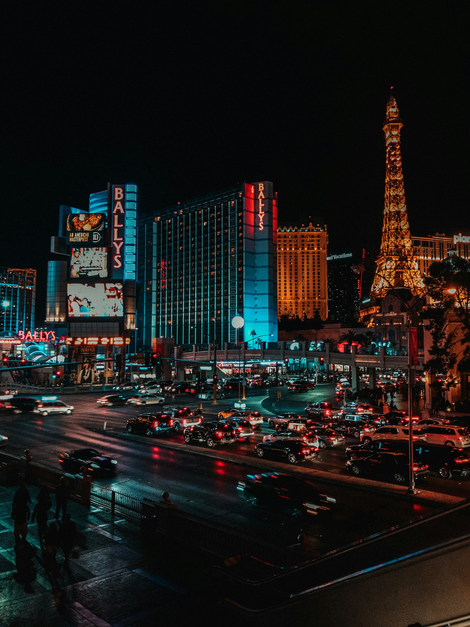 Casino-themed editorial photograph